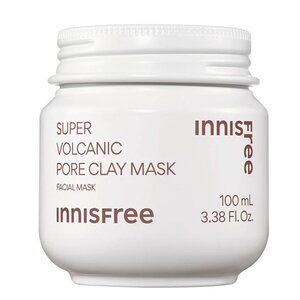 INNISFREE SUPER VOLCANIC PORE CLAY DETOX FACE MASK - DEEP CLEAN + CLEAR PORES